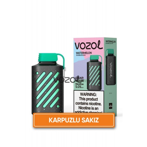 Vozol Gear 10000 Puff Watermelon Bubblegum